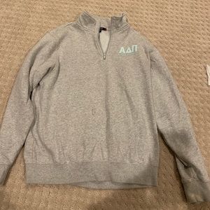 Small ADPI quarter zip with crest